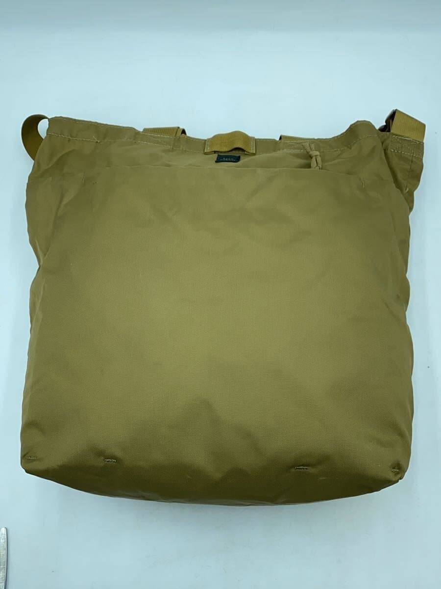 MIS Tote Bag Nylon Camel Solid 2-Way Shoulder Bag 7