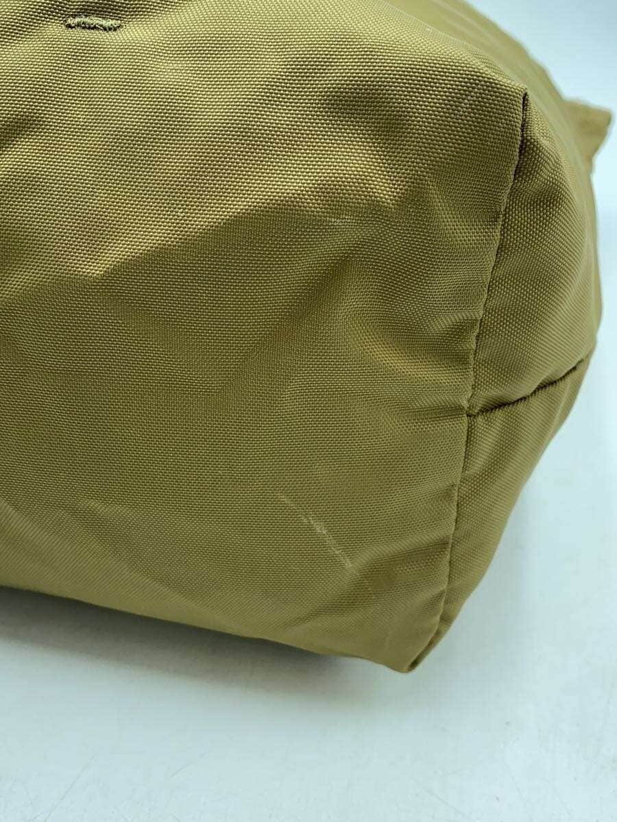 MIS Tote Bag Nylon Camel Solid 2-Way Shoulder Bag 8