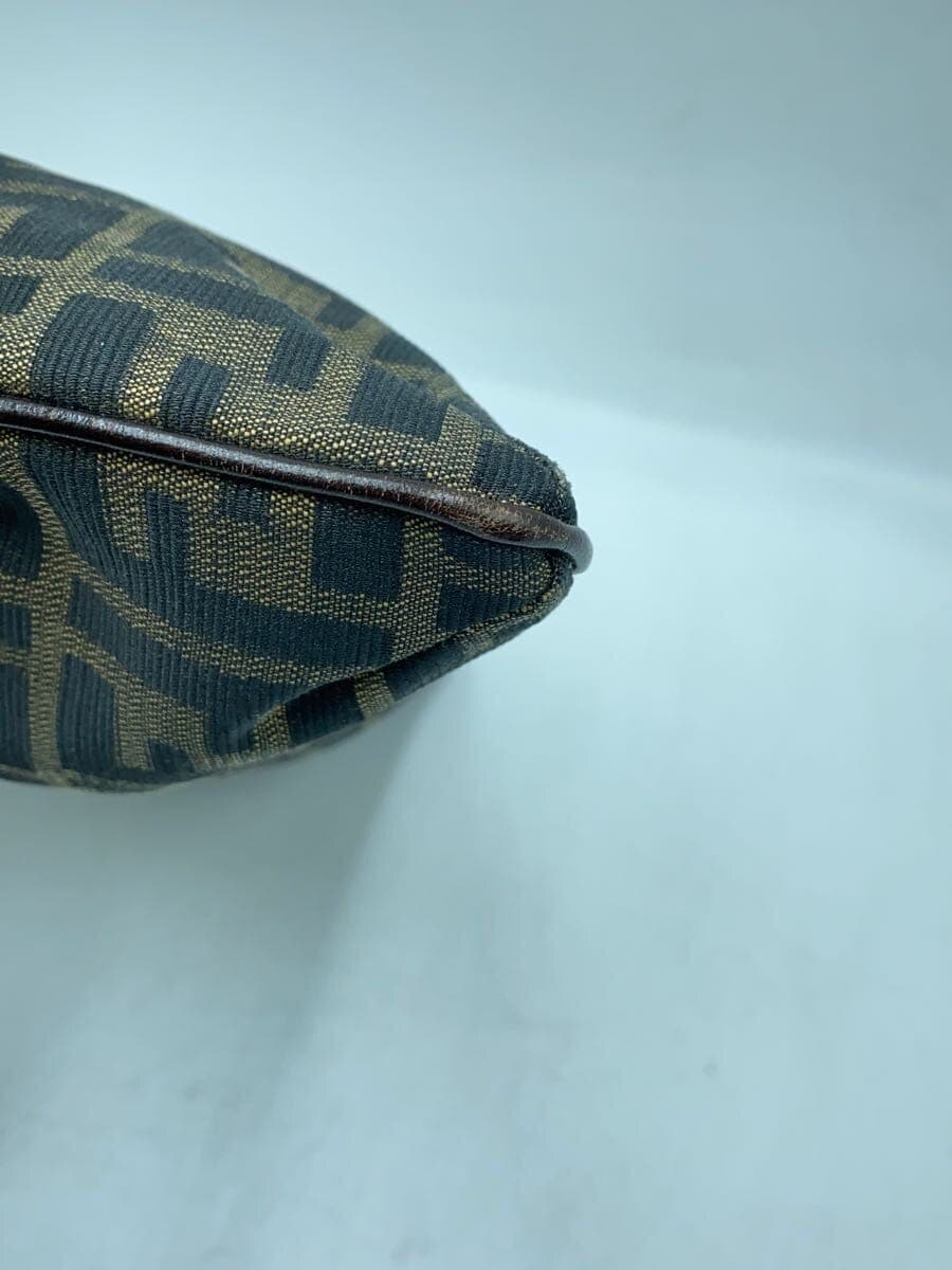 FENDI Shoulder Bag Canvas Brown All-over Print 7
