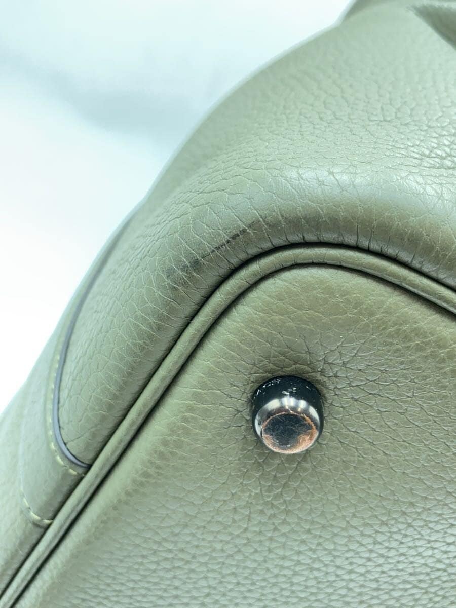 COACH Tote Bag Leather Green C2447-CU116 9