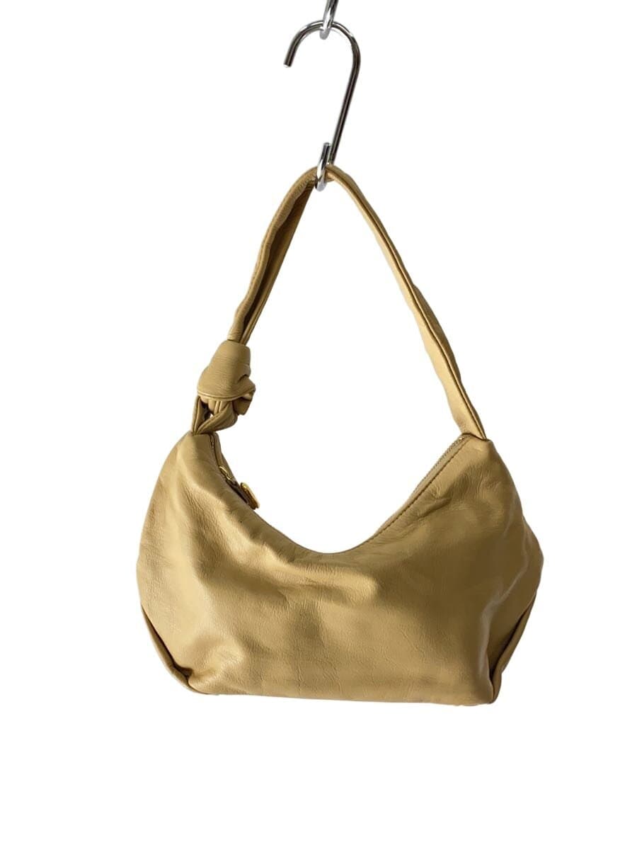 Other Brand gemeil Handbag Leather BEG Solid Knot One Handle Bag