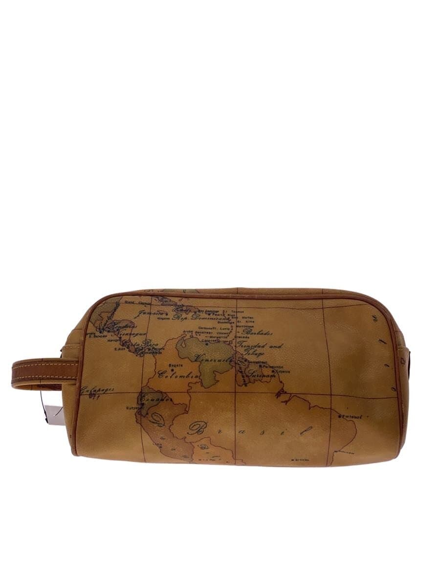 Other Brand ALVIERO MARTINI Clutch Bag Leather CML All Over Pattern