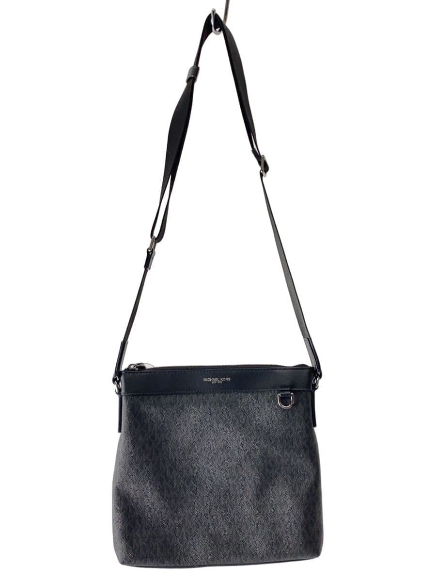 MICHAEL KORS Shoulder Bag Leather BLK All Over Pattern 33F9LGYM1N