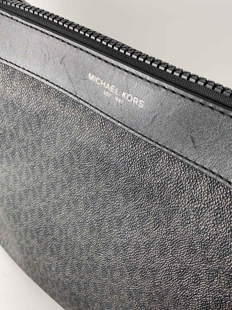 MICHAEL KORS Shoulder Bag Leather BLK All Over Pattern 33F9LGYM1N 7
