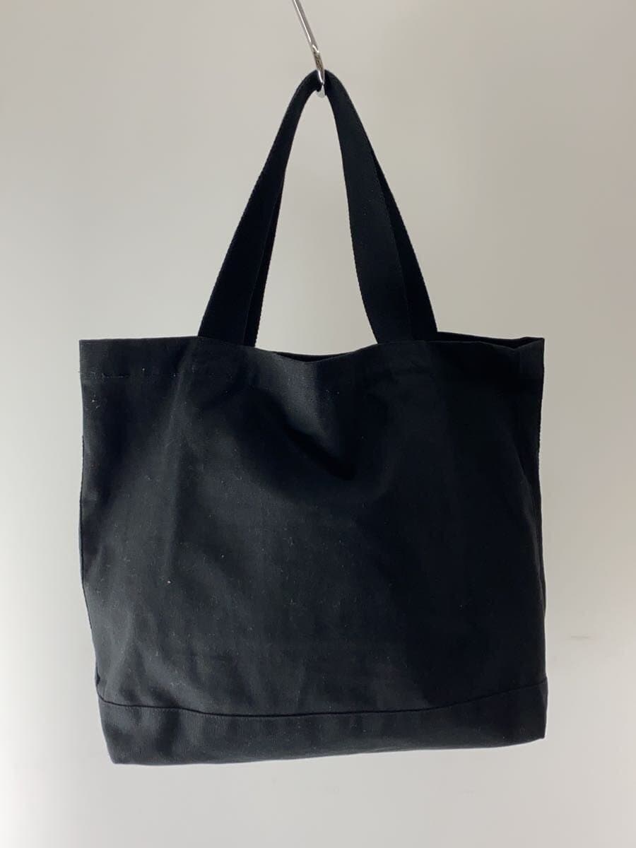 MAISON KITSUNE Tote Bag Cotton BLK OW05124WW9042 HANDWRITING TOTE 3