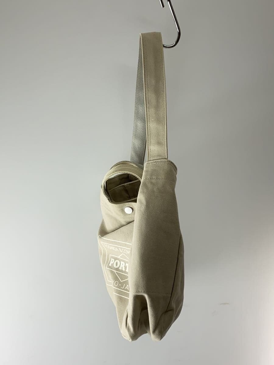 PORTER Tote Bag Canvas BEG Solid 2