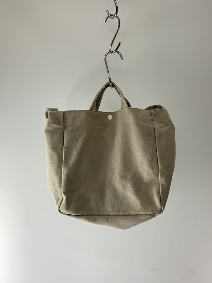 PORTER Tote Bag Canvas BEG Solid 3