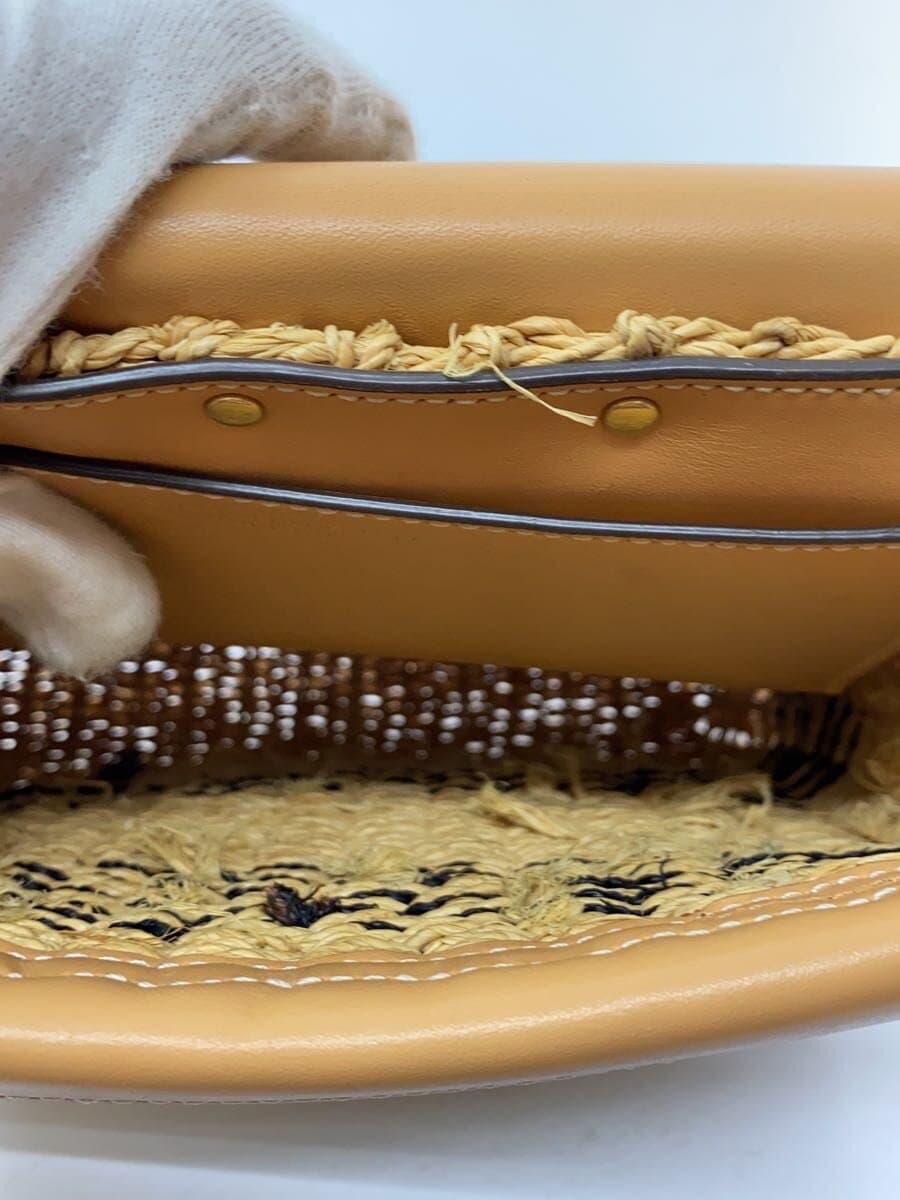 TORY BURCH Shoulder Bag BEG 10005586 Miller Striped Straw Crossbody 6