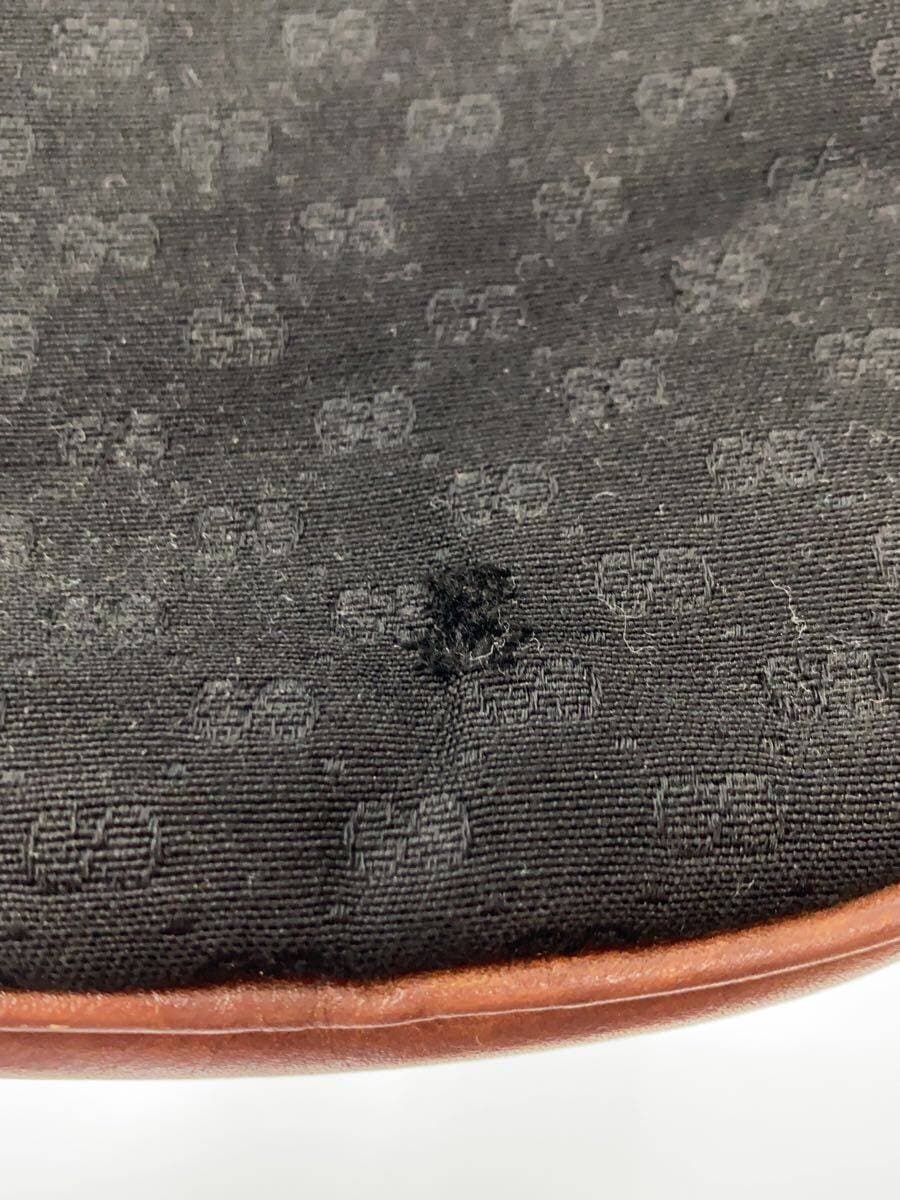 GUCCI Shoulder Bag Leather BRW All Over Pattern 29 001 3093 All Do GUCCI Horsebit 7