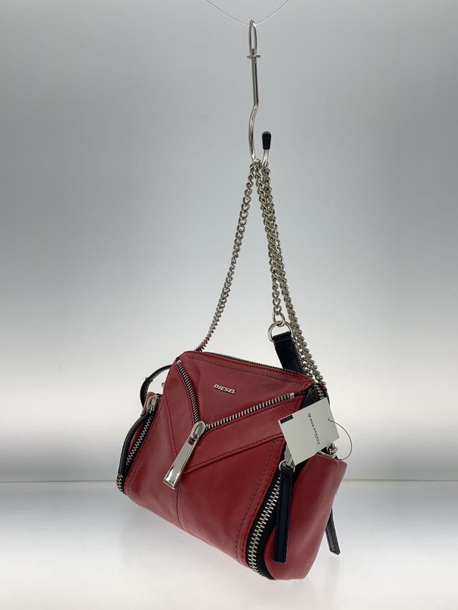 DIESEL shoulder bag leather BRD plain 2