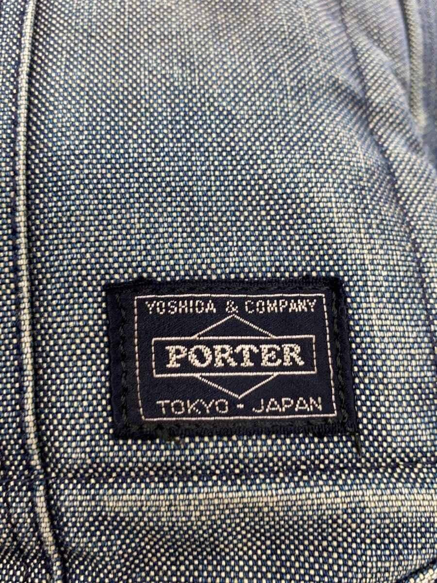 PORTER tote bag denim IDG deeper has stains on the side 5