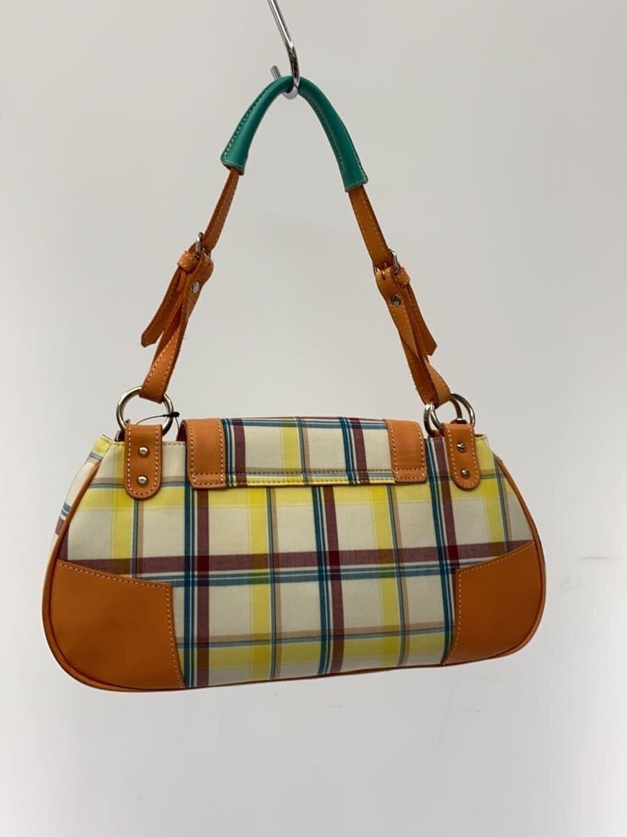 Vivienne Westwood shoulder bag -- WHT check Y2K tassel handbag one shoulder 3