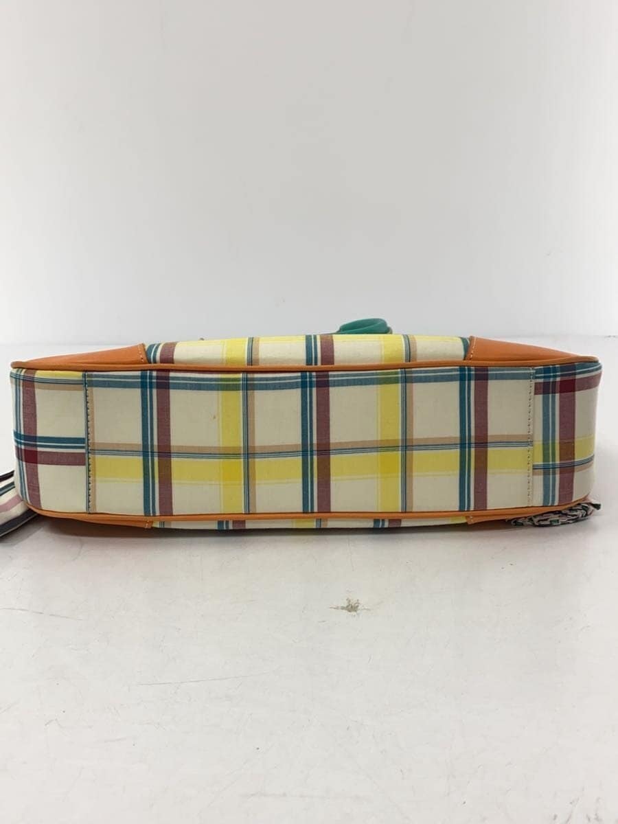 Vivienne Westwood shoulder bag -- WHT check Y2K tassel handbag one shoulder 4