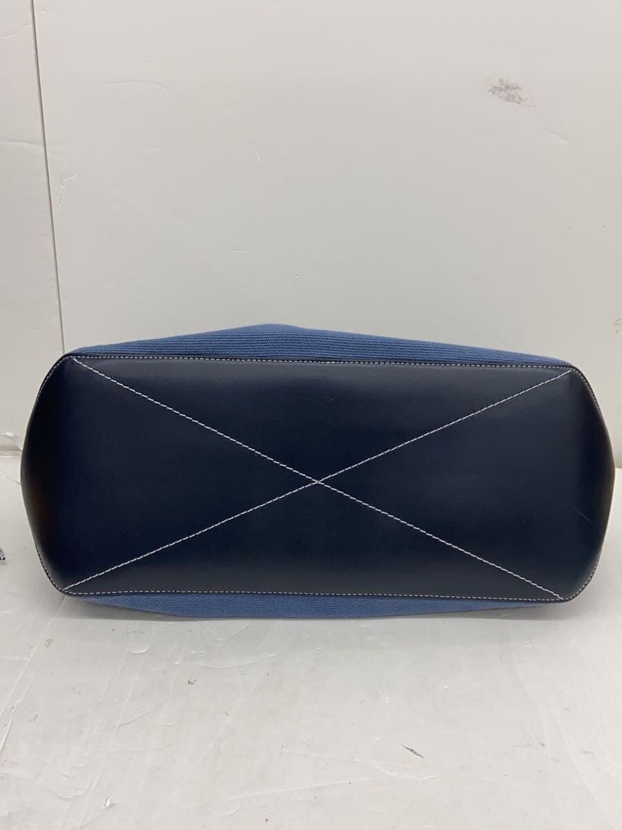 COACH Tote Bag Canvas NVY Solid CJ486 4