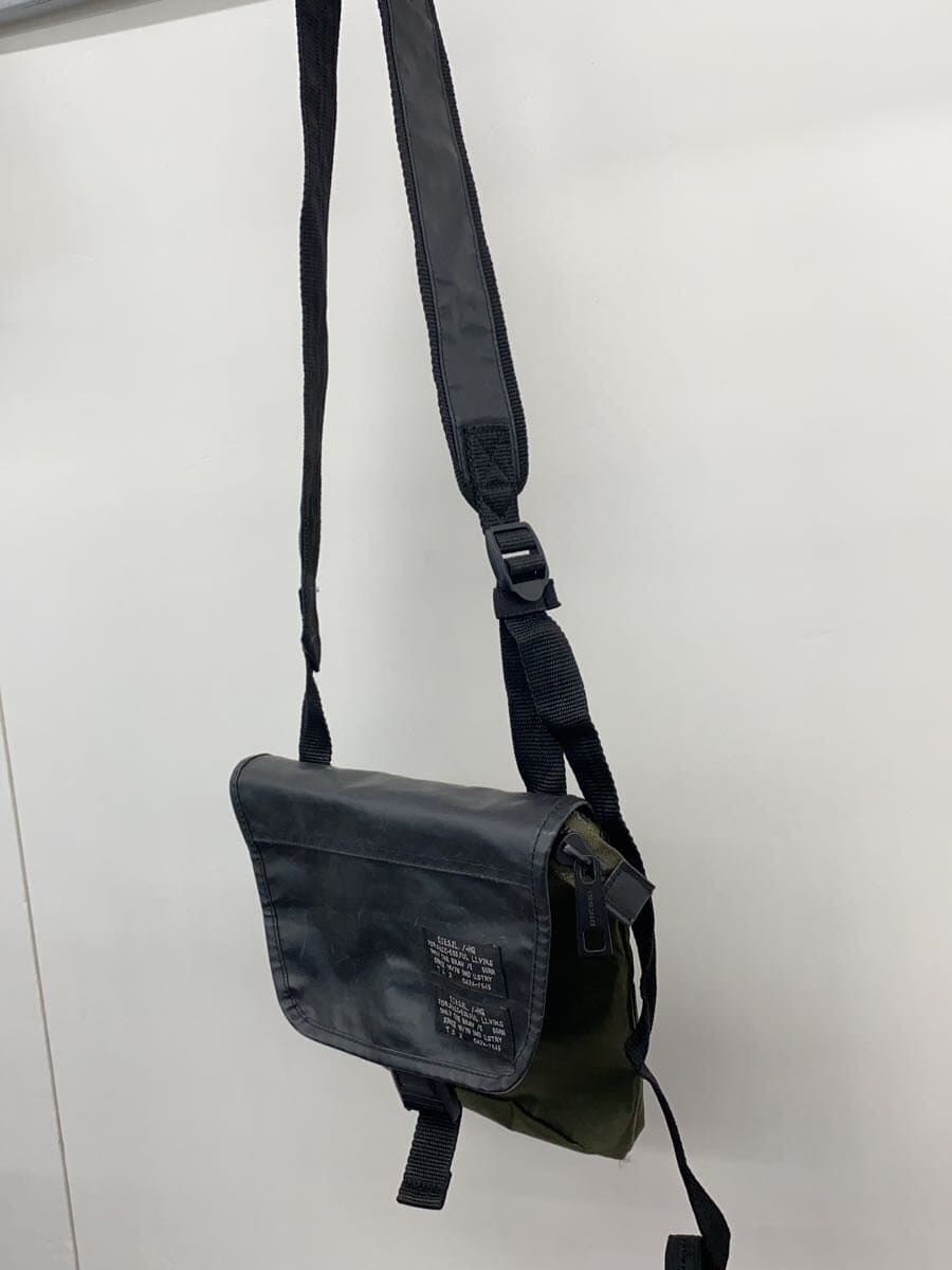 DIESEL Shoulder Bag Nylon KHK Print 2
