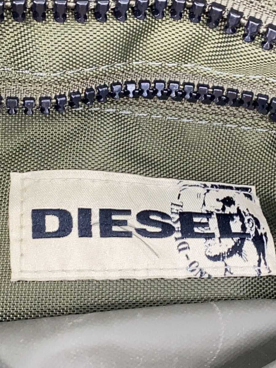 DIESEL Shoulder Bag Nylon KHK Print 5