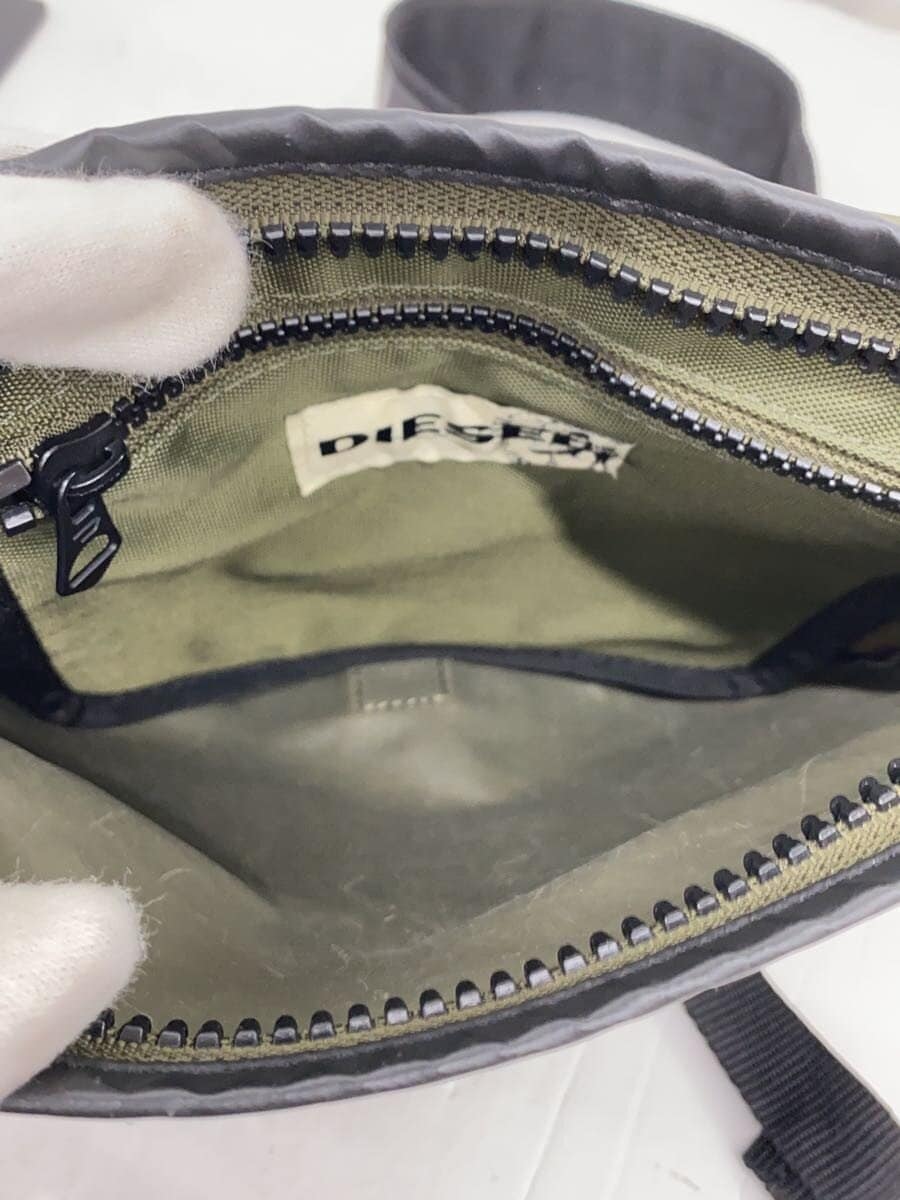 DIESEL Shoulder Bag Nylon KHK Print 6