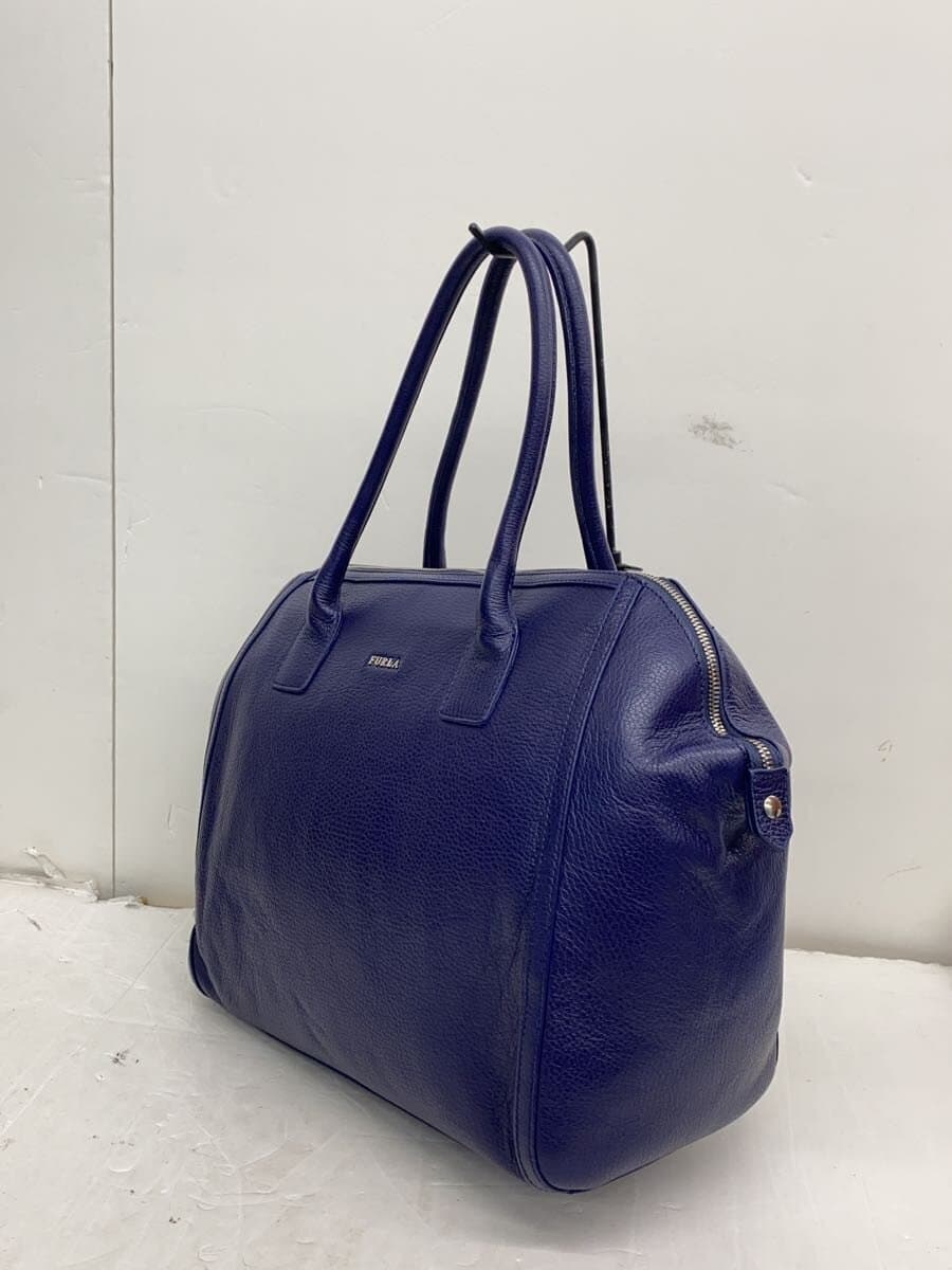 FURLA Handbag Leather BLU Solid 00752947 2
