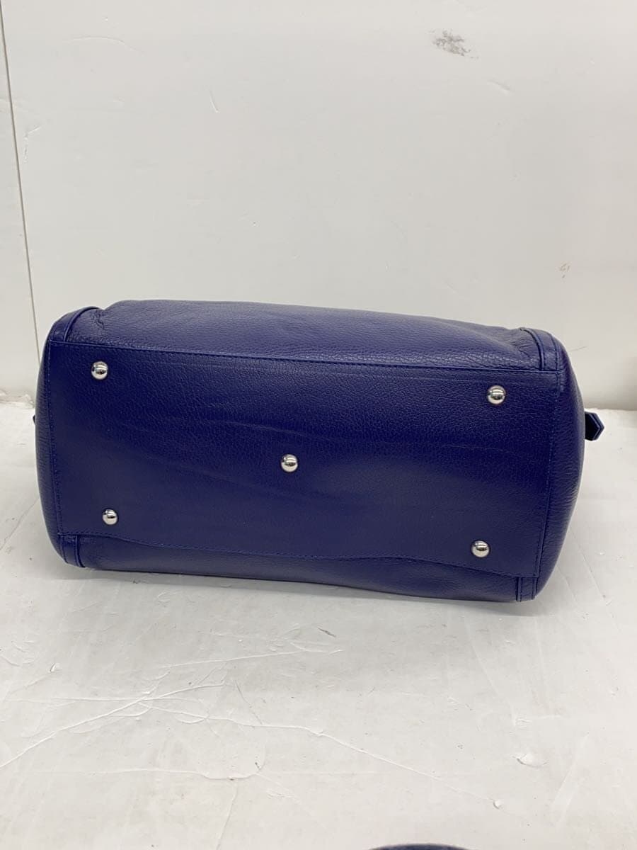 FURLA Handbag Leather BLU Solid 00752947 4