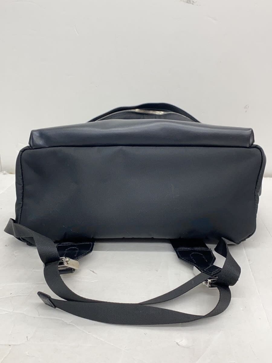FENDI Backpack Leather BLK Solid 7VZ012 4