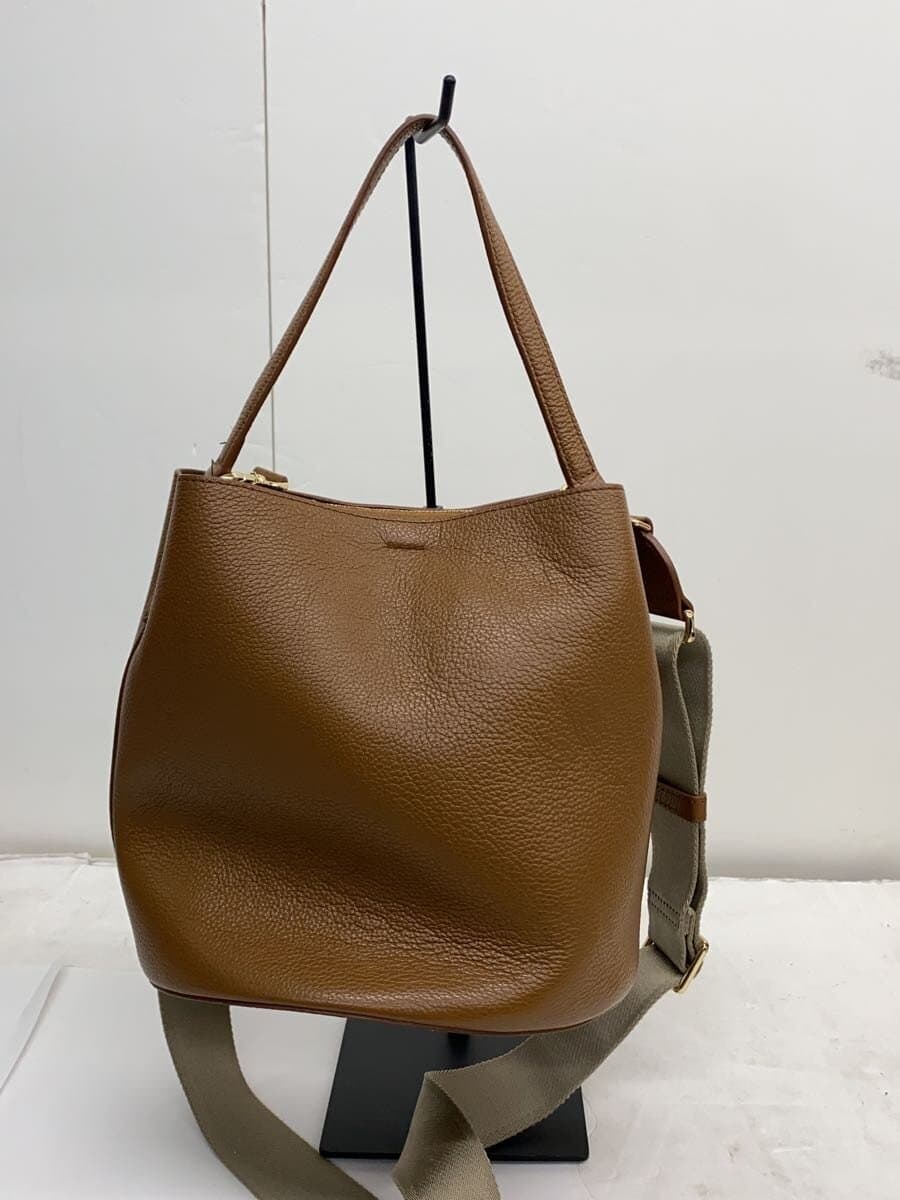 FURLA Shoulder Bag Leather BRW Solid 3