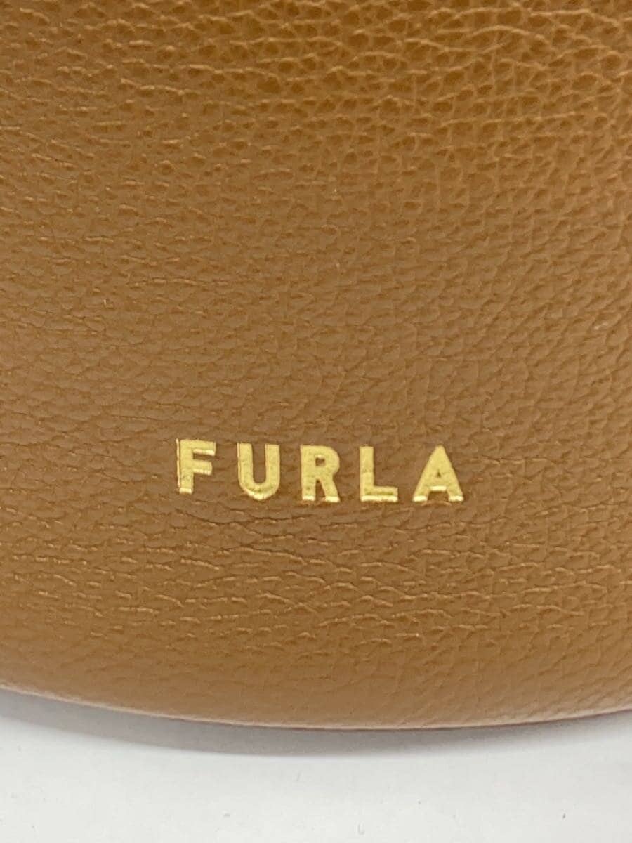 FURLA Shoulder Bag Leather BRW Solid 5
