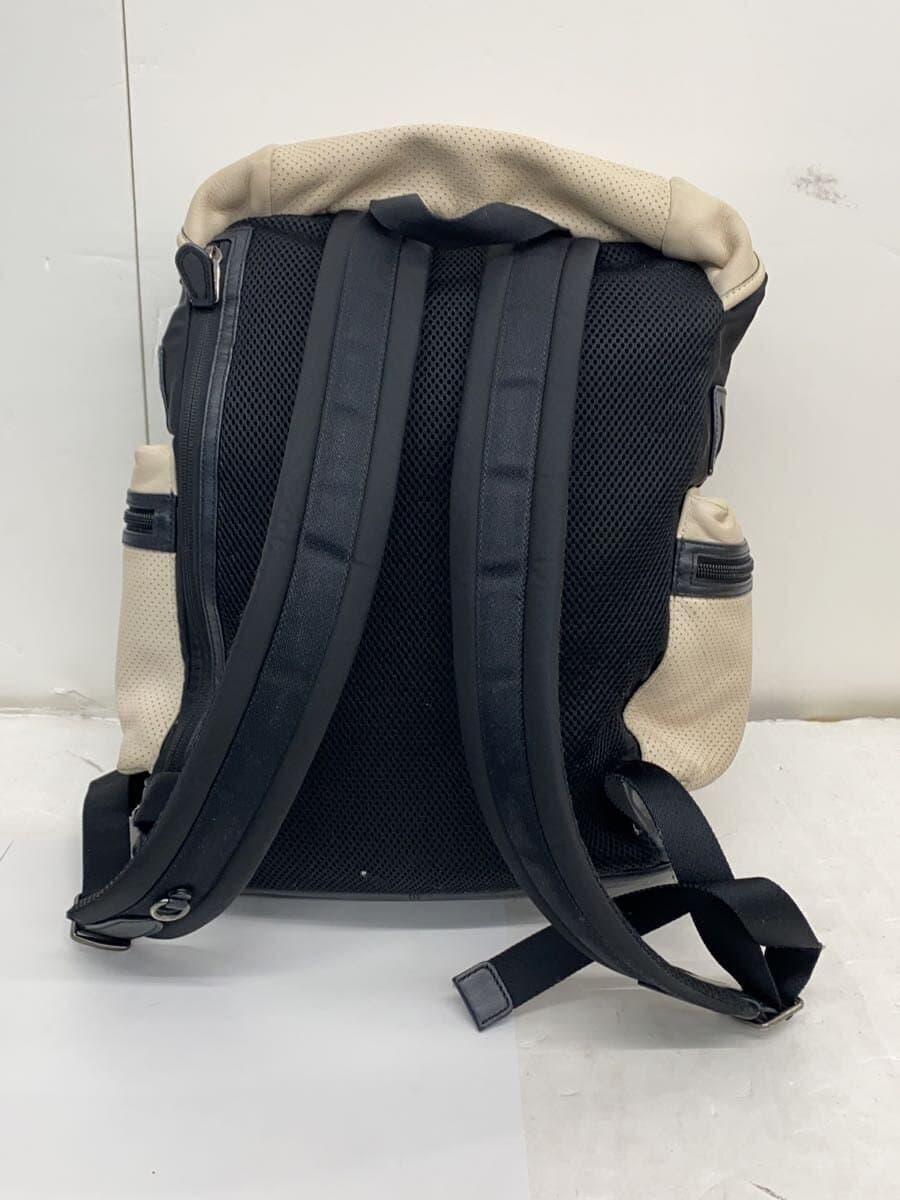 COACH Backpack Leather WHT Solid F57477 3