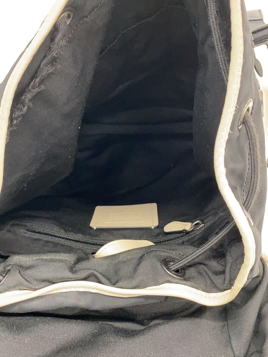 COACH Backpack Leather WHT Solid F57477 6