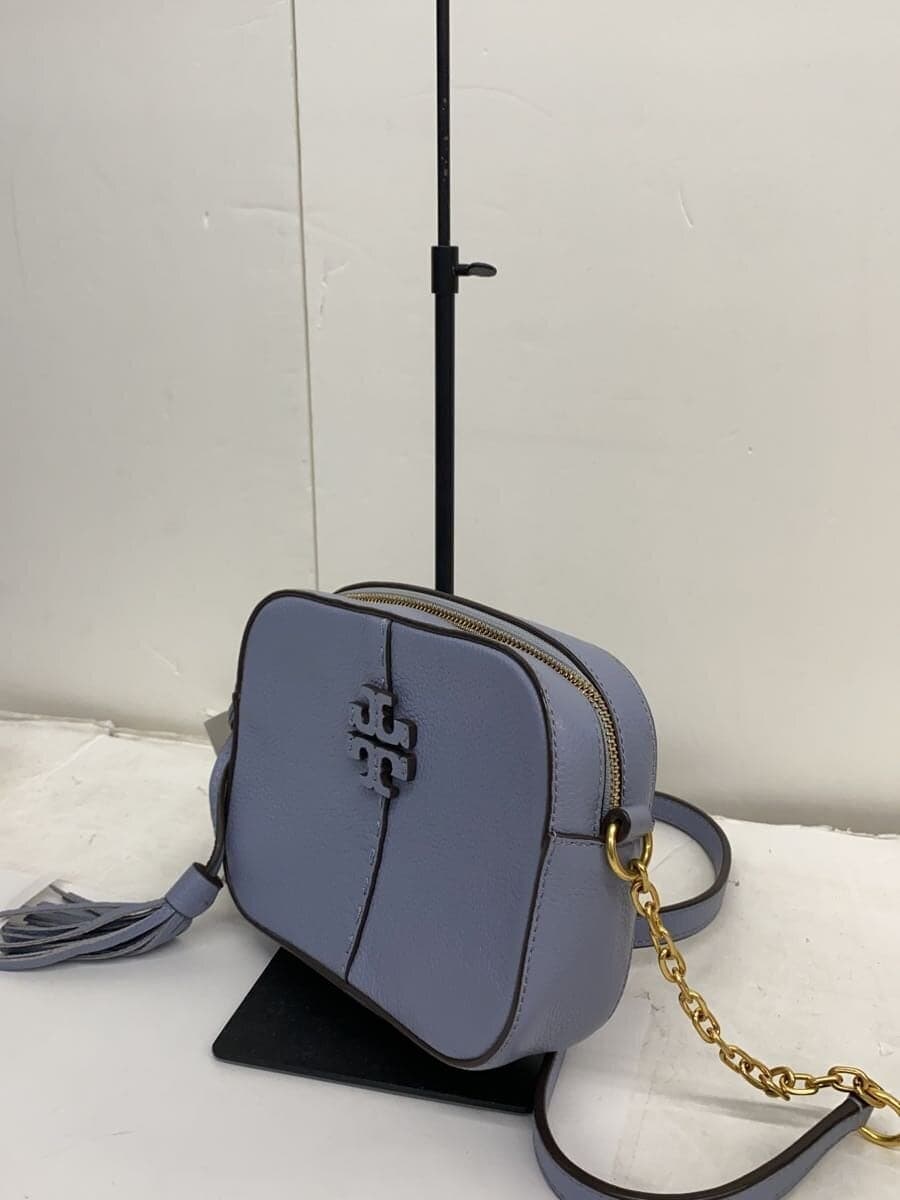 TORY BURCH Shoulder Bag Leather BLU Solid 10006102 2