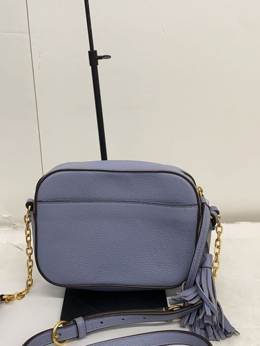 TORY BURCH Shoulder Bag Leather BLU Solid 10006102 3