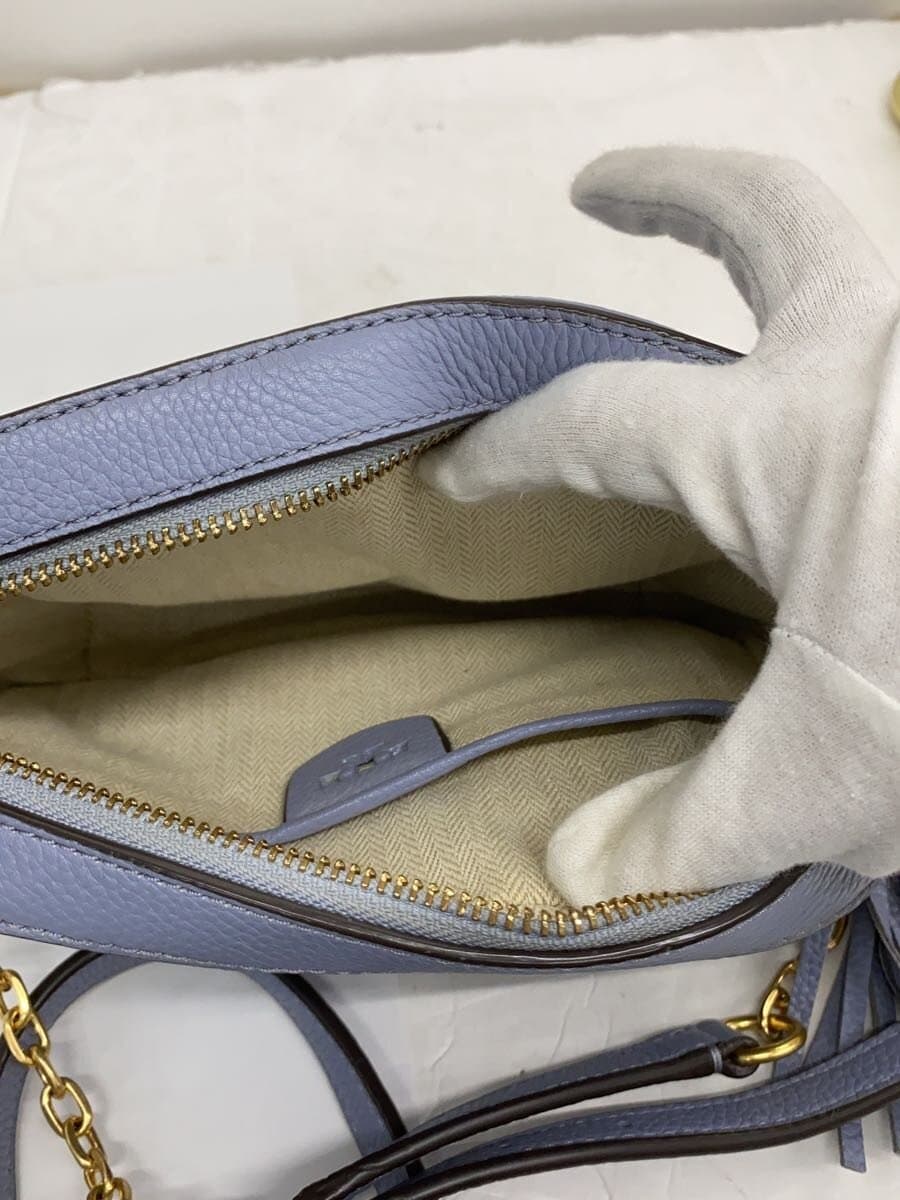 TORY BURCH Shoulder Bag Leather BLU Solid 10006102 6