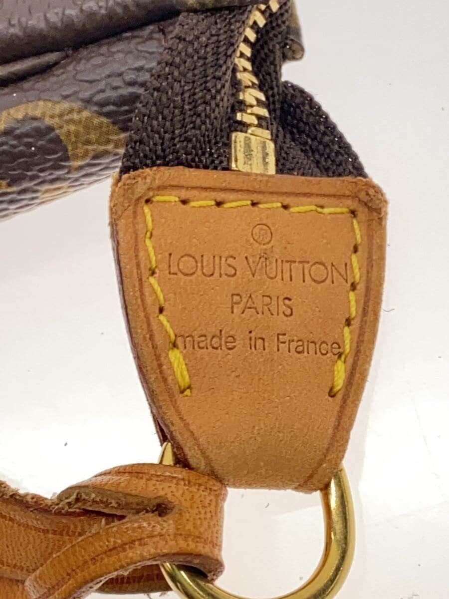 LOUIS VUITTON 1) Pochette Accessoires Monogram Canvas PVC BRW M51980 5