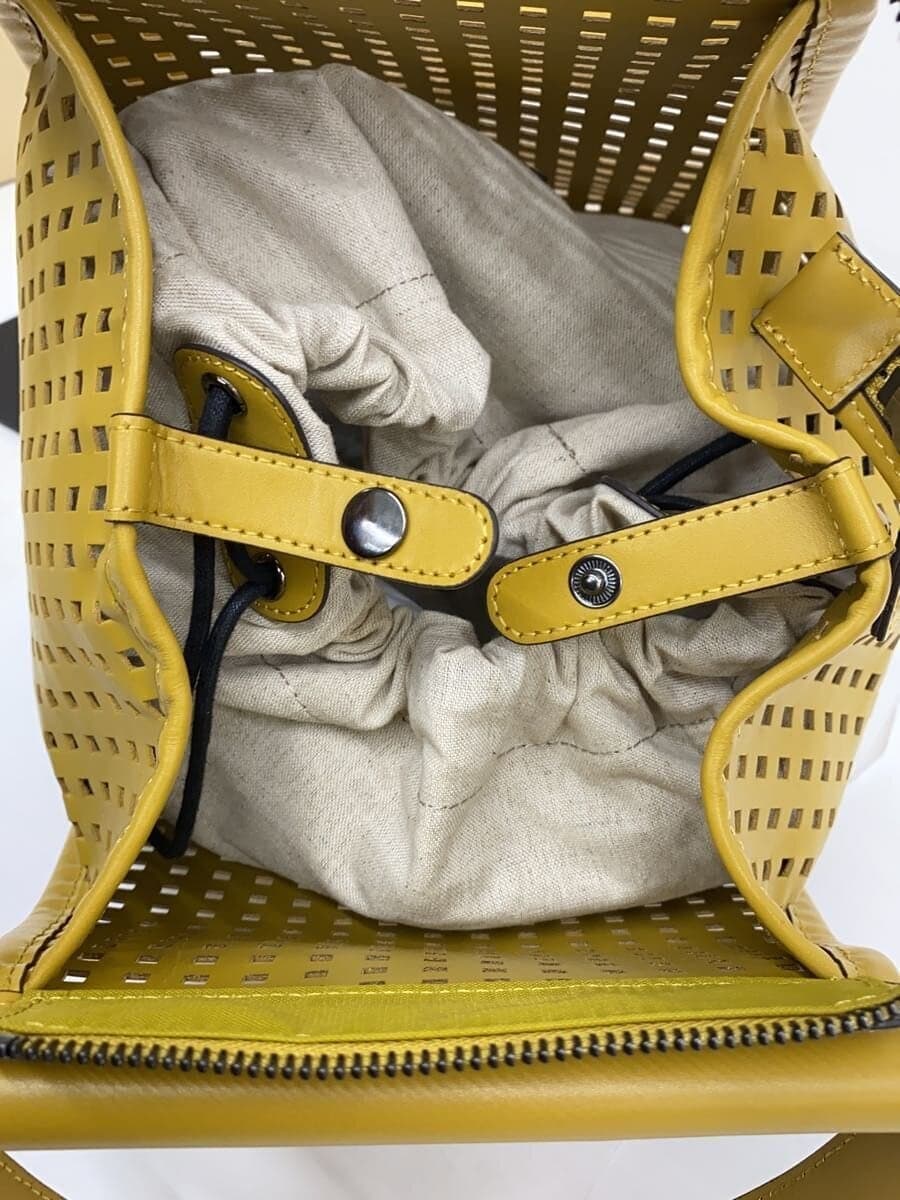 PELLE BORSA Shoulder Bag Leather YLW 6