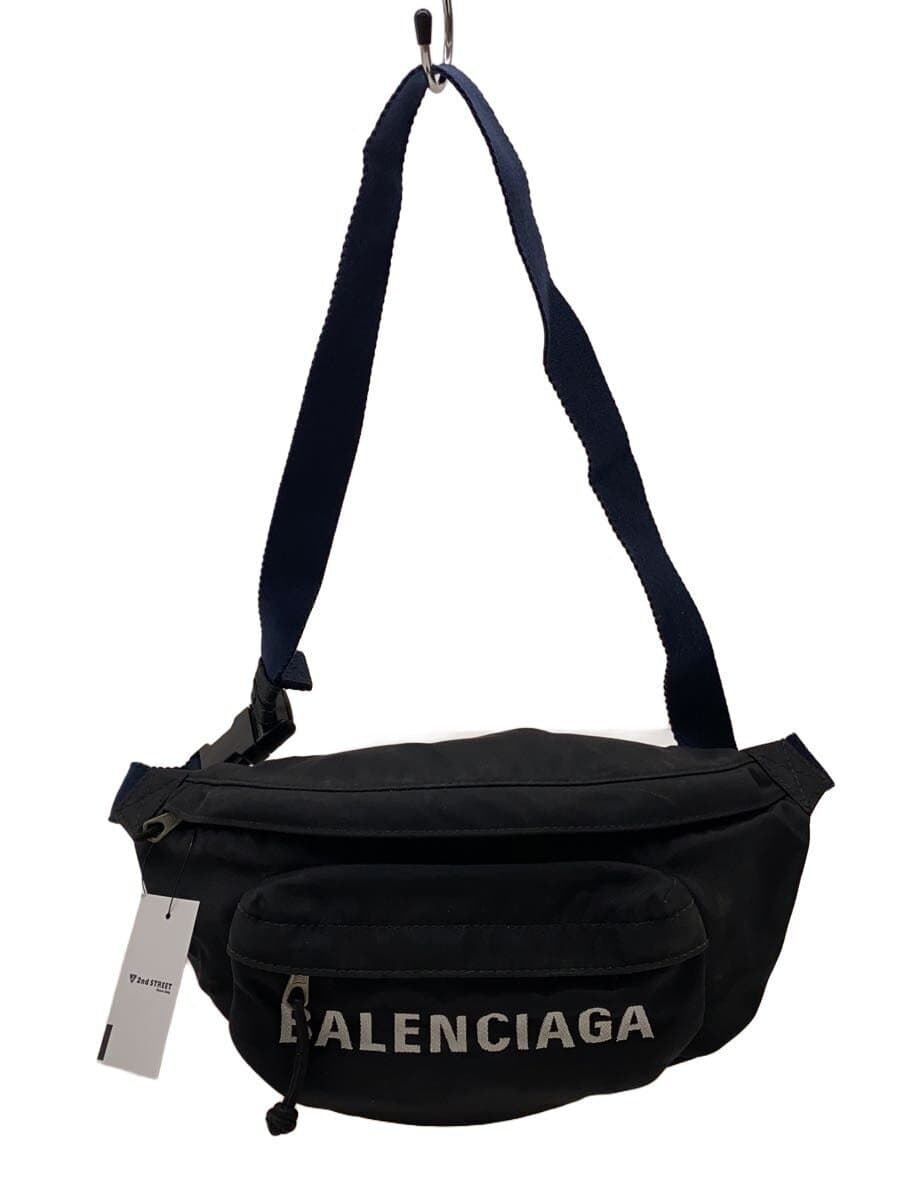 BALENCIAGA Shoulder Bag Nylon BLK