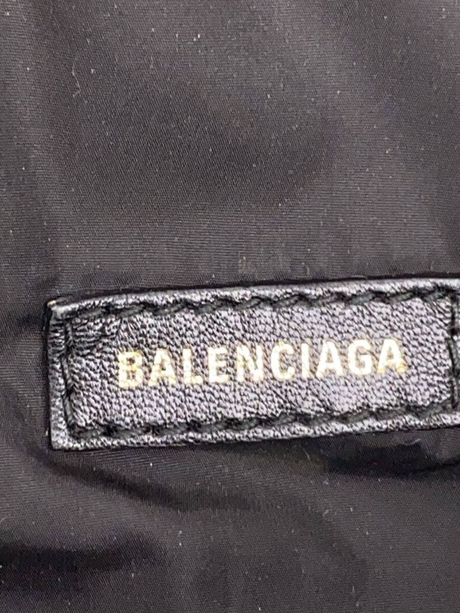 BALENCIAGA Shoulder Bag Nylon BLK 5