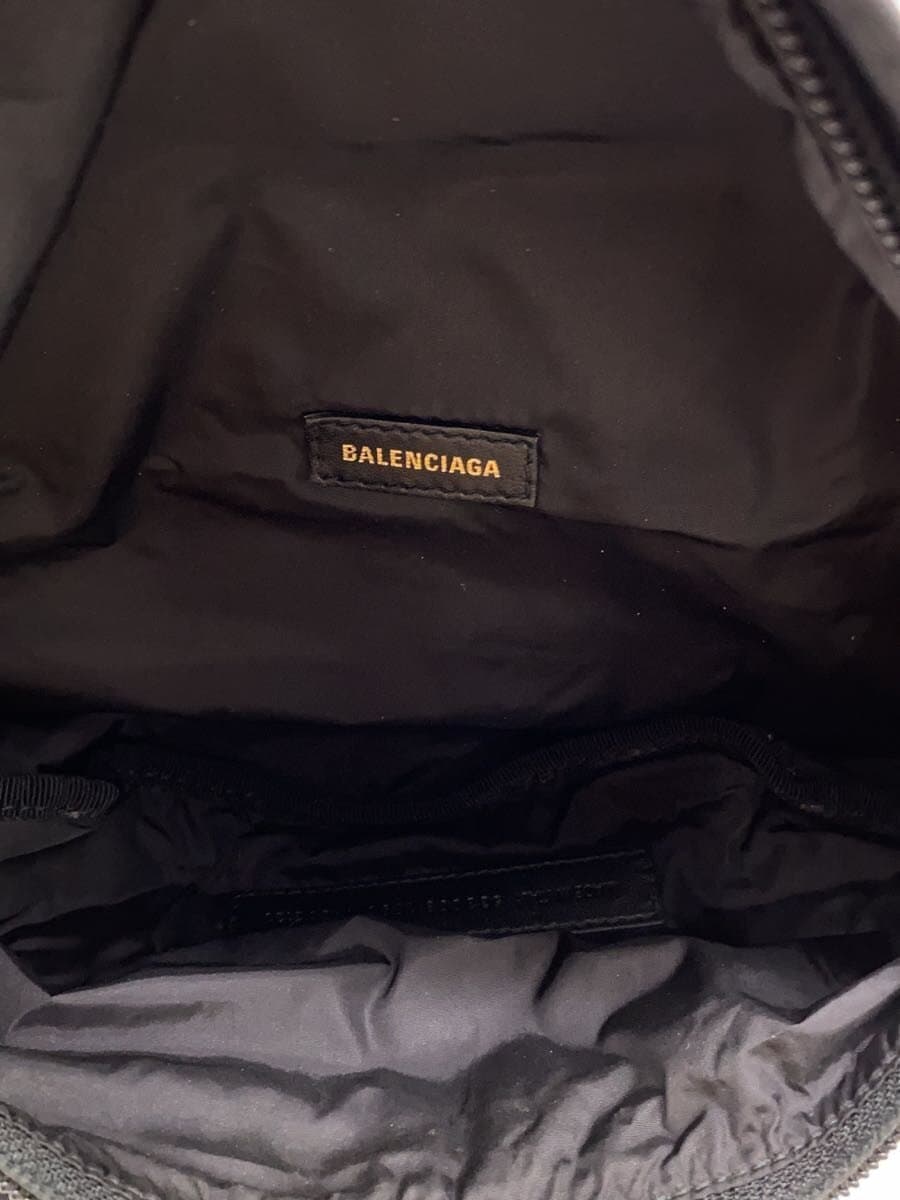 BALENCIAGA Shoulder Bag Nylon BLK 6
