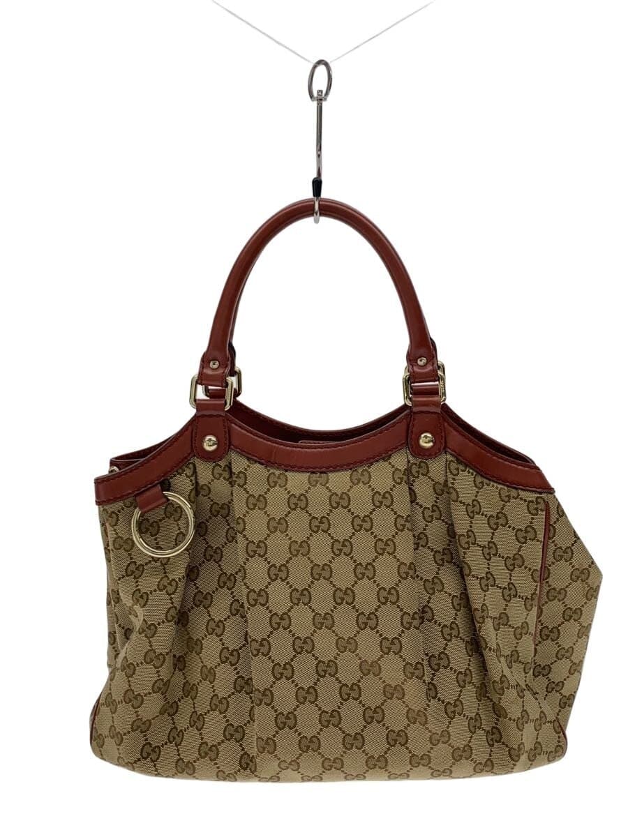 GUCCI Handbag_Suki _GG Canvas Canvas BRW