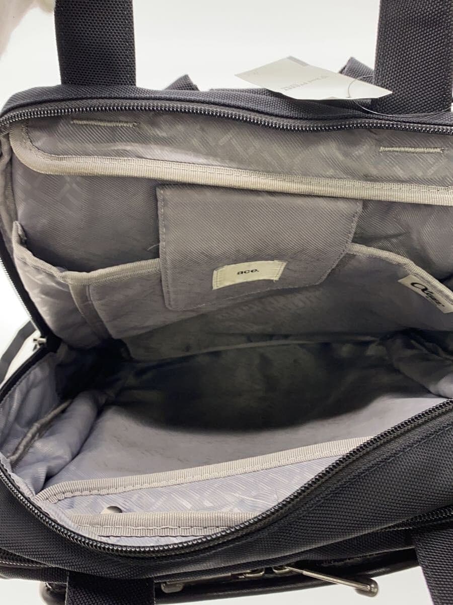 ace. Backpack Nylon Black Plain 6