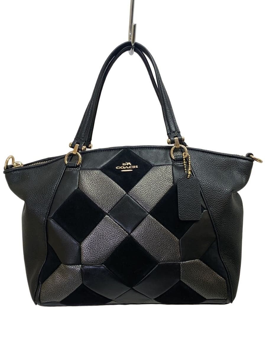 COACH Tote Bag Leather BLK