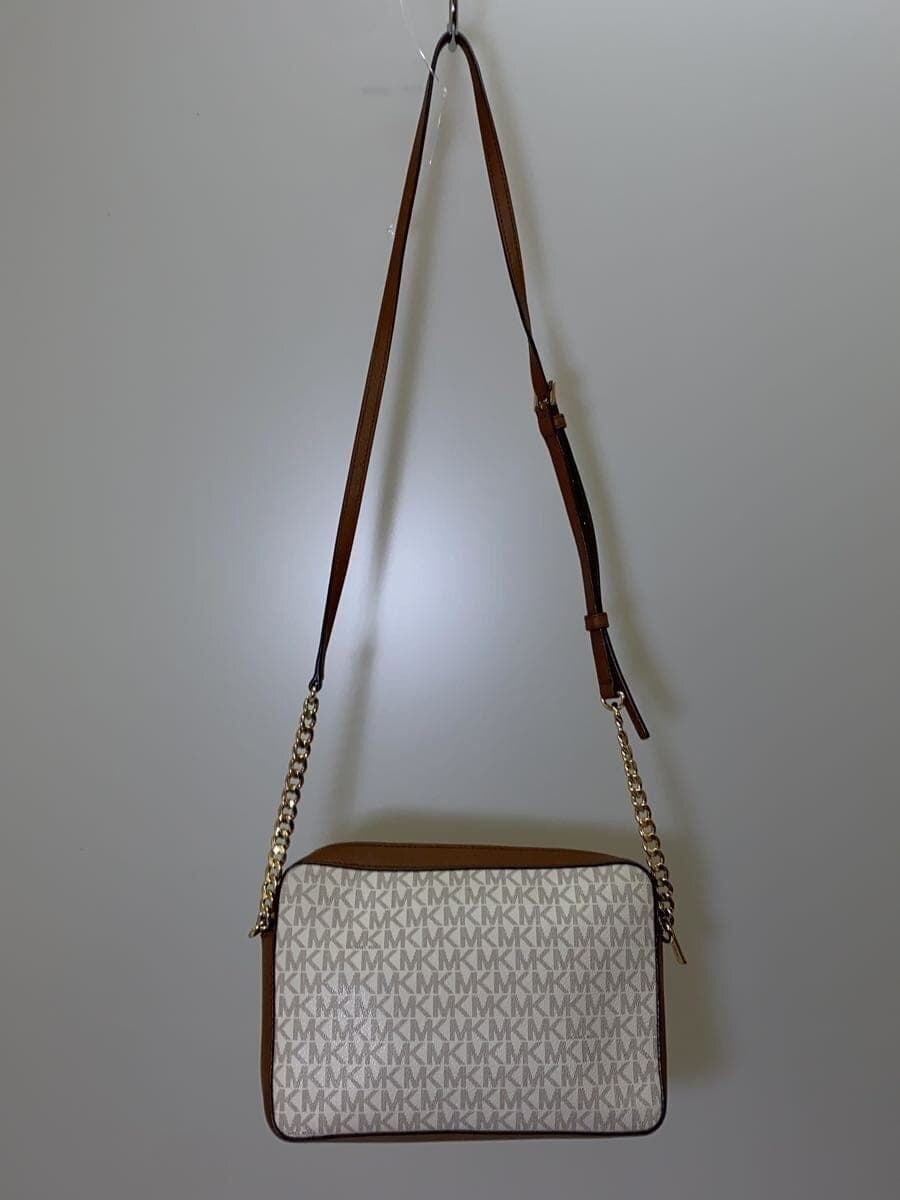 MICHAEL KORS Shoulder Bag Leather BEG All Over Pattern CE-1911 3