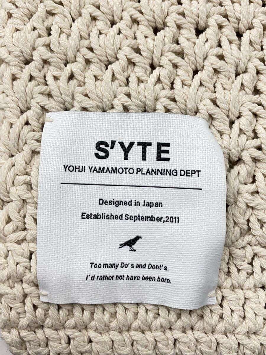 s’yte Bag Cotton WHT KNITTED DRAWSTRING MINI SHOULDER BAG 5