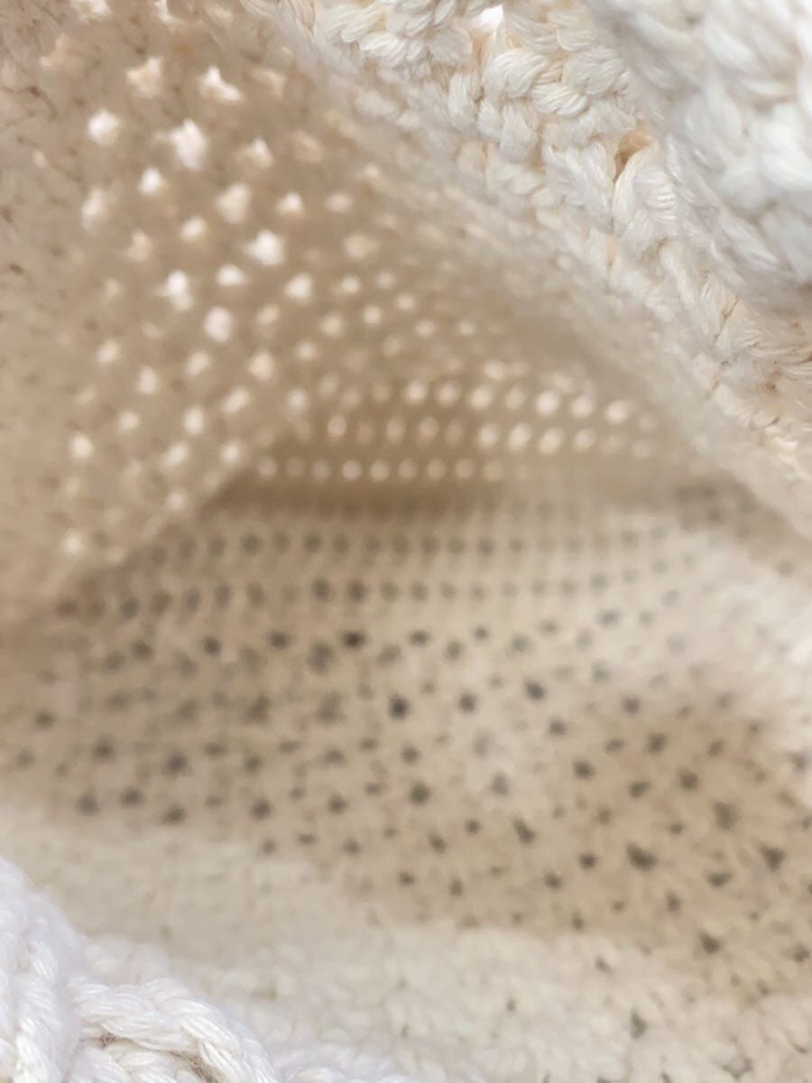 s’yte Bag Cotton WHT KNITTED DRAWSTRING MINI SHOULDER BAG 6