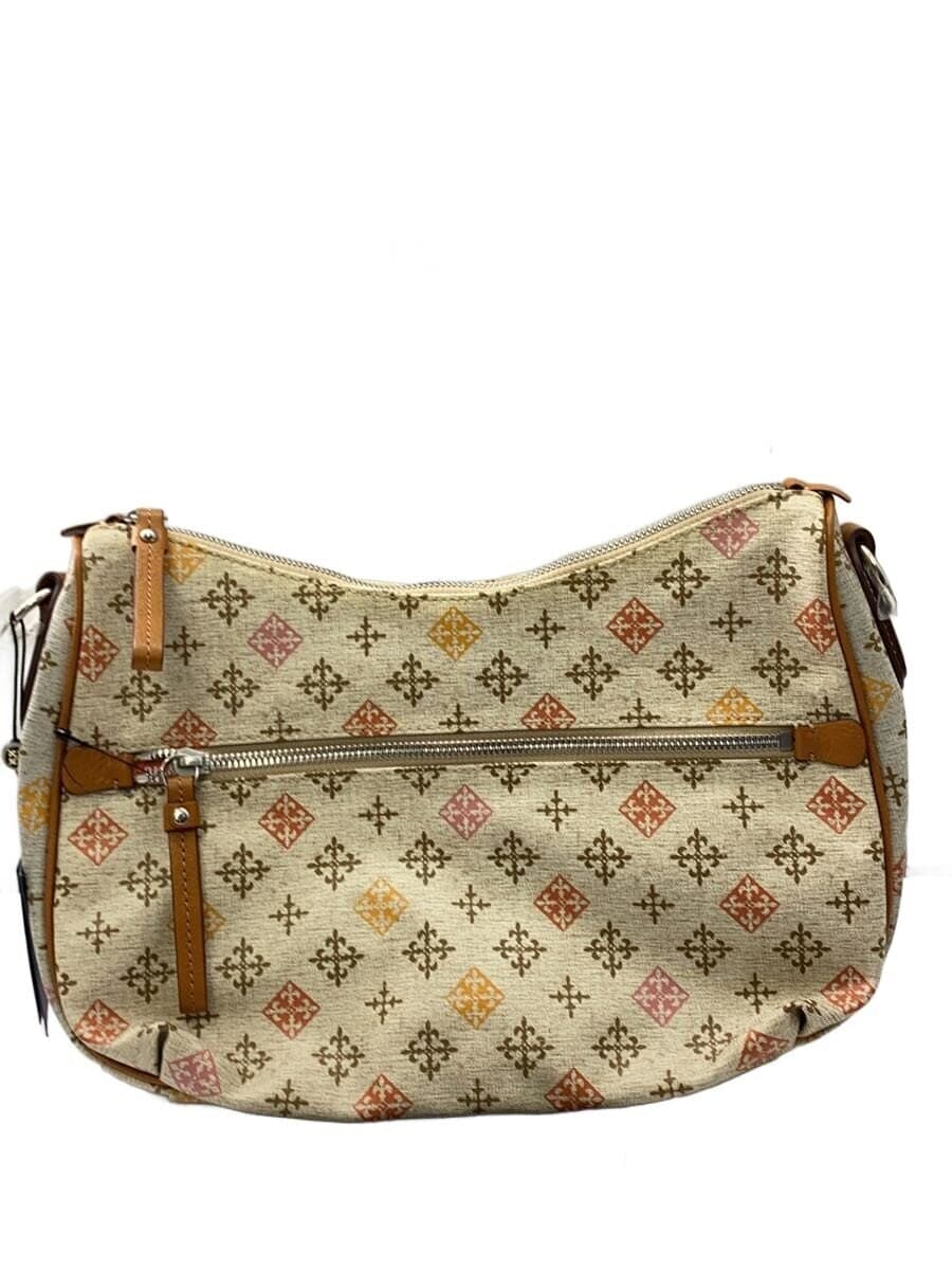 russet Shoulder Bag BEG All Over Pattern