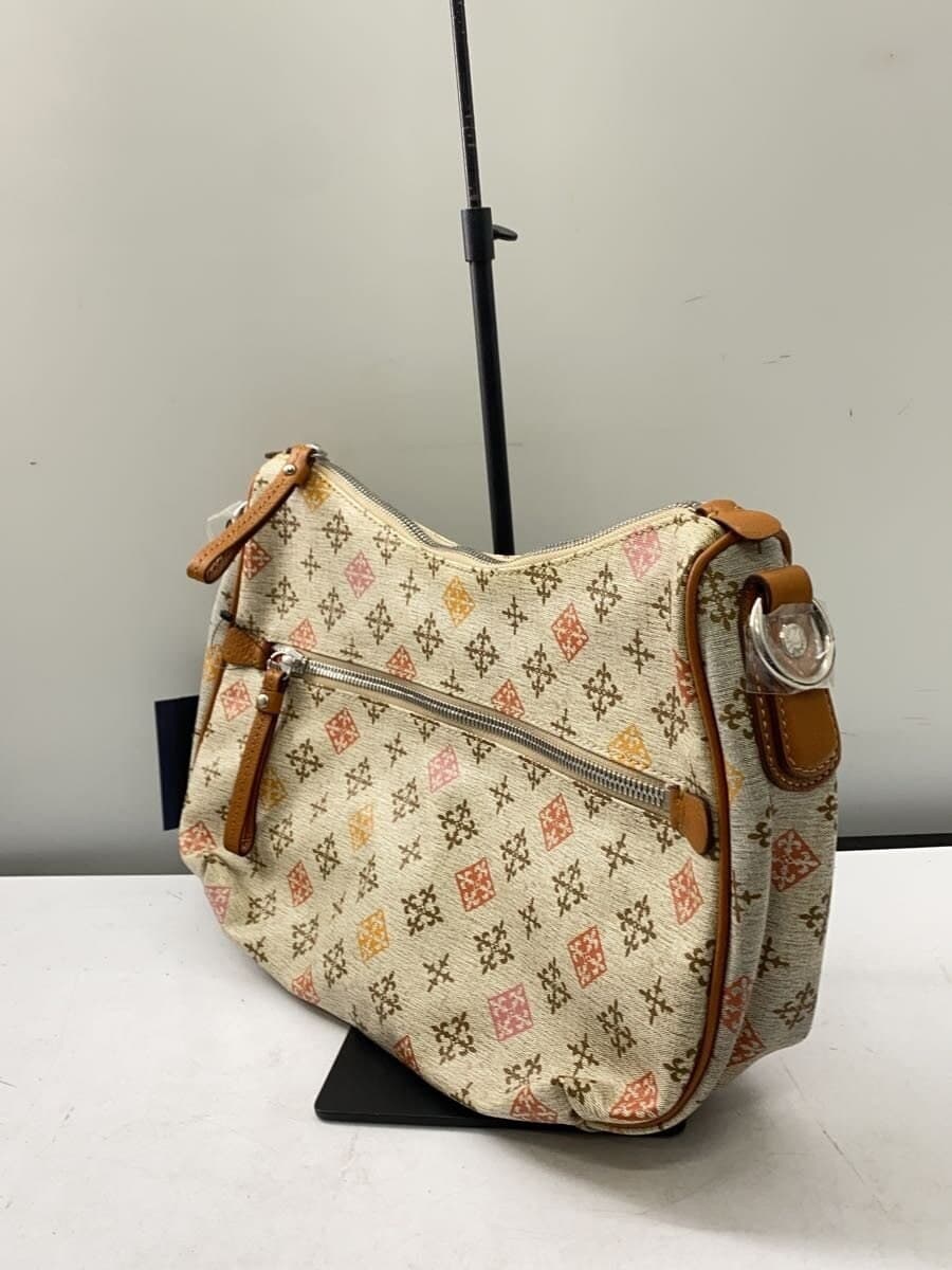 russet Shoulder Bag BEG All Over Pattern 2