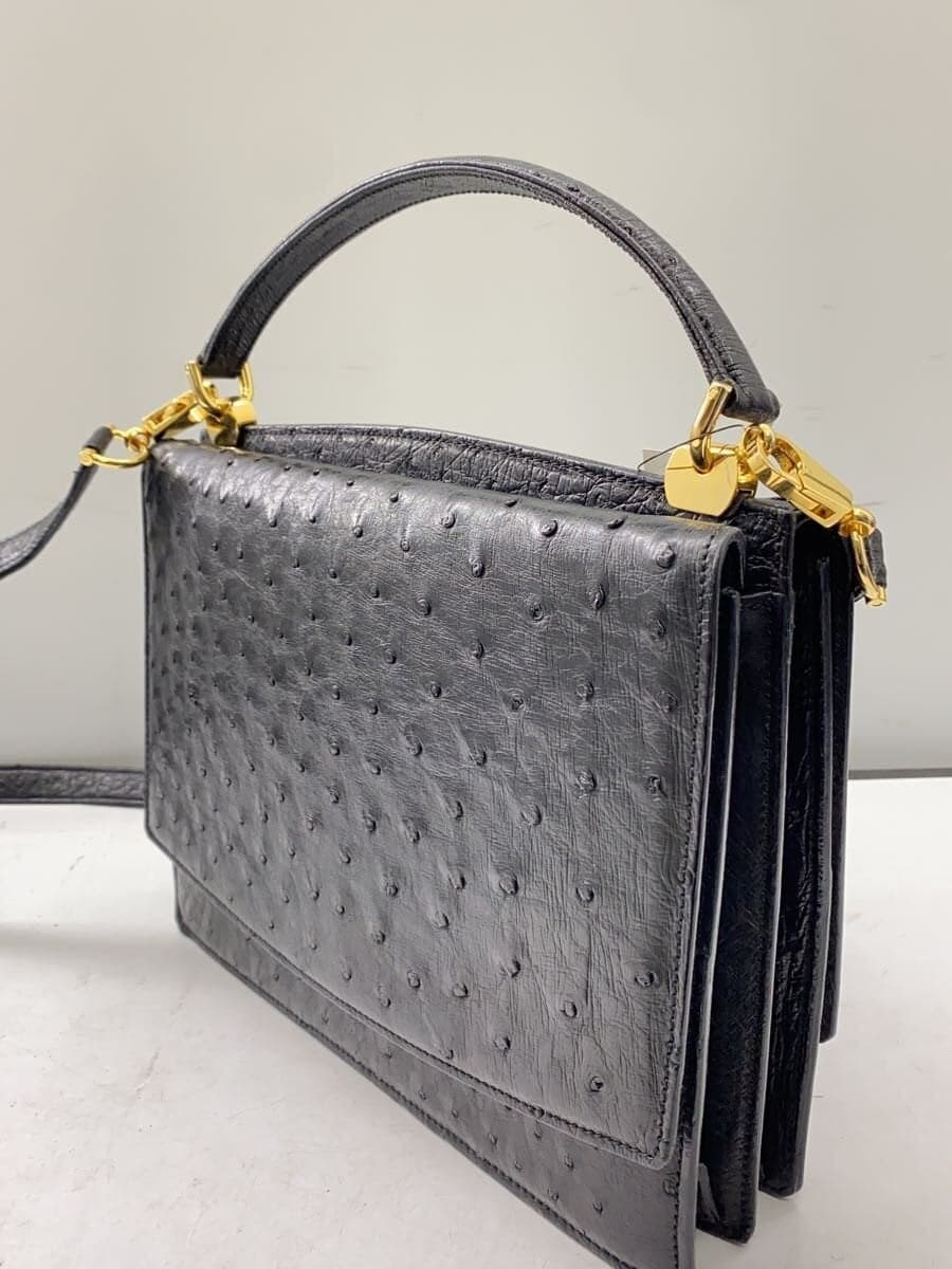 Other Brand G.BORRI Shoulder Bag Leather BLK 2