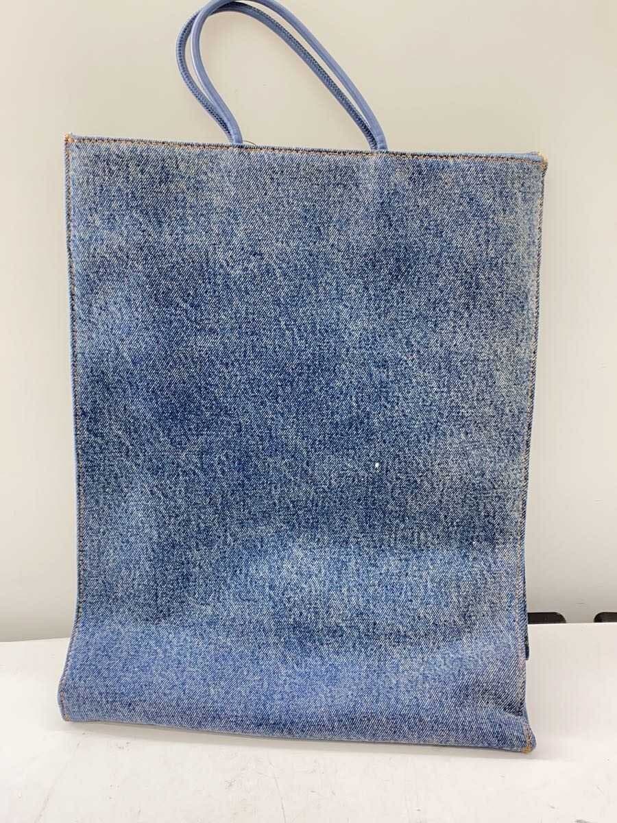 DIESEL Tote Bag Denim IDG X09386 3D Logo 3