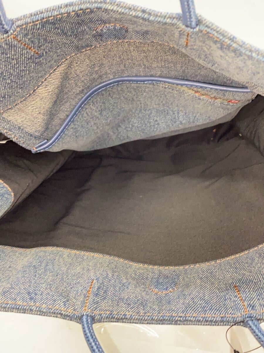 DIESEL Tote Bag Denim IDG X09386 3D Logo 6