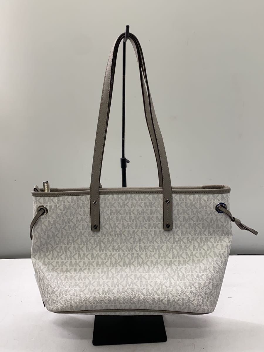 MICHAEL KORS Handbag Leather White All-over Print 35T9STVT1V 3