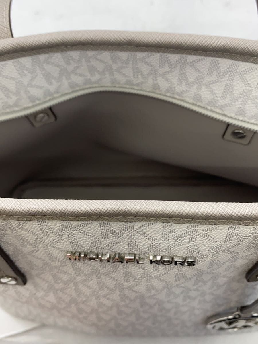 MICHAEL KORS Handbag Leather White All-over Print 35T9STVT1V 6
