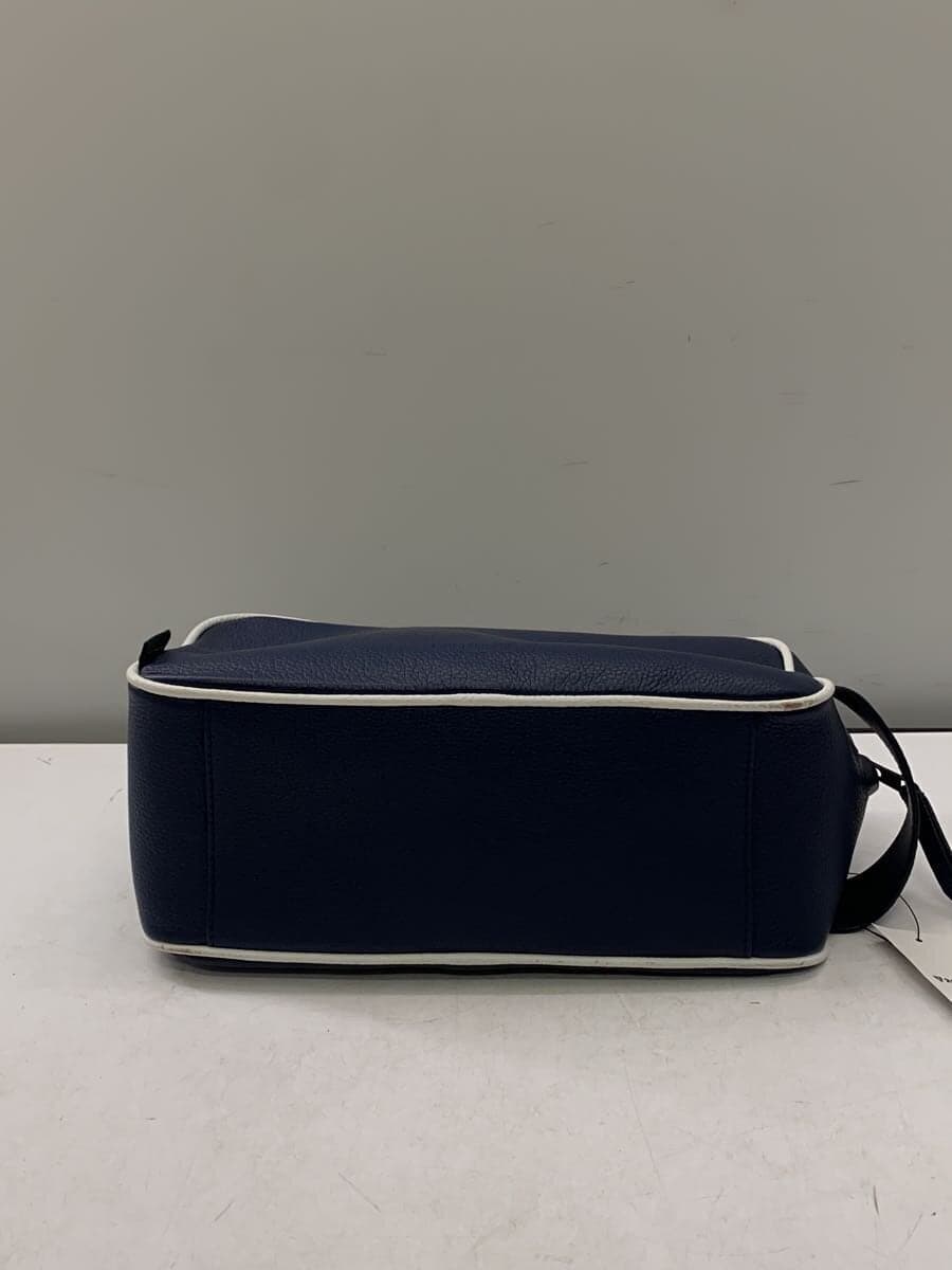 AIME LEON DORE Shoulder Bag Leather Navy 4